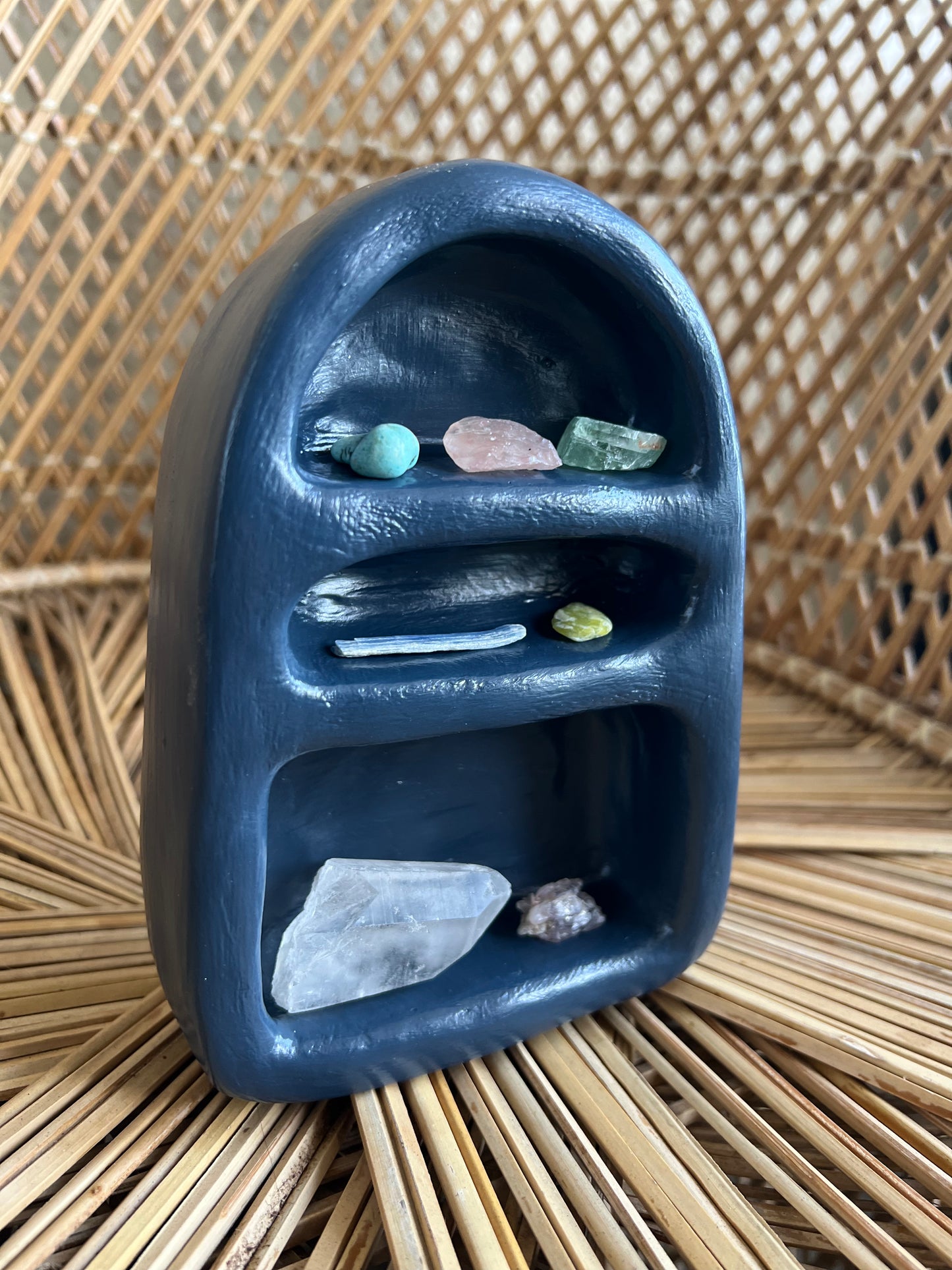 Indigo Trinket Shelf