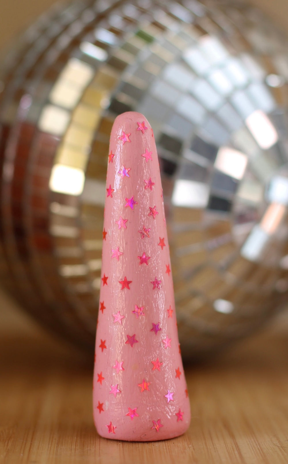 Ring Holder- Pink Stars