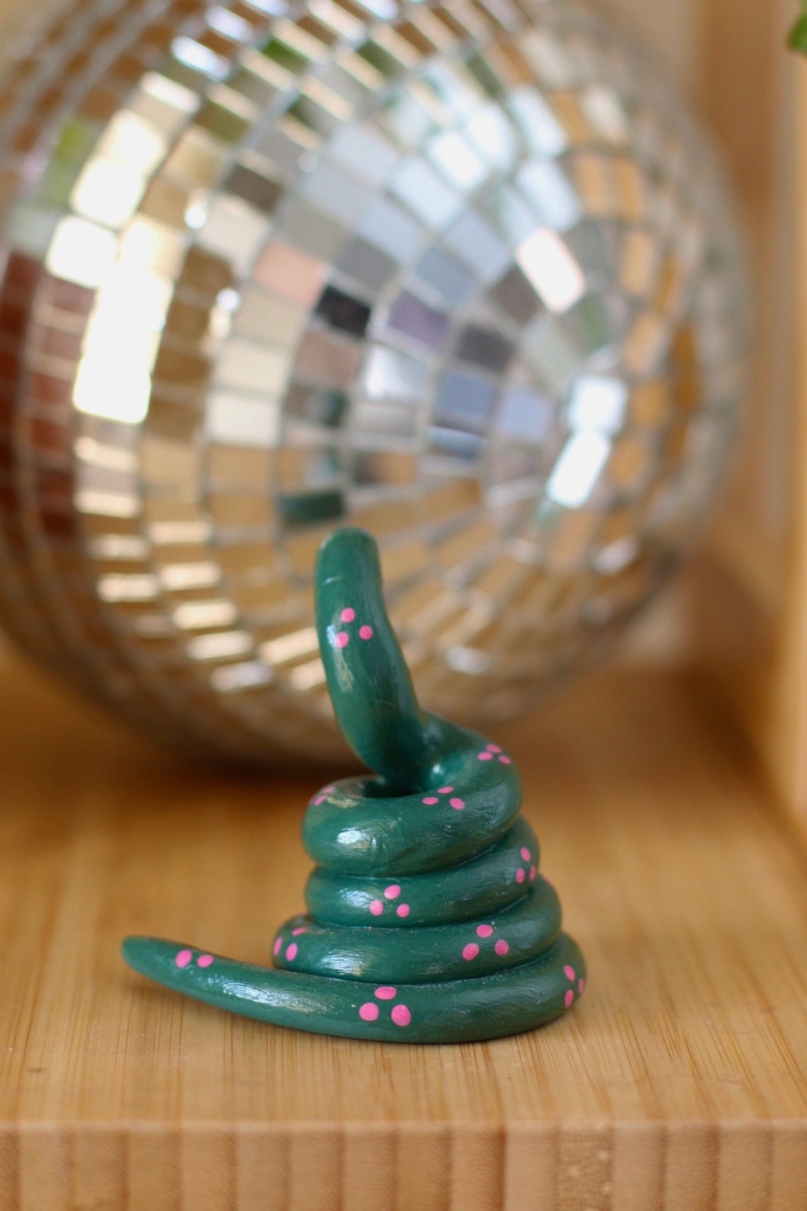 Snake Ring Holder- Teal