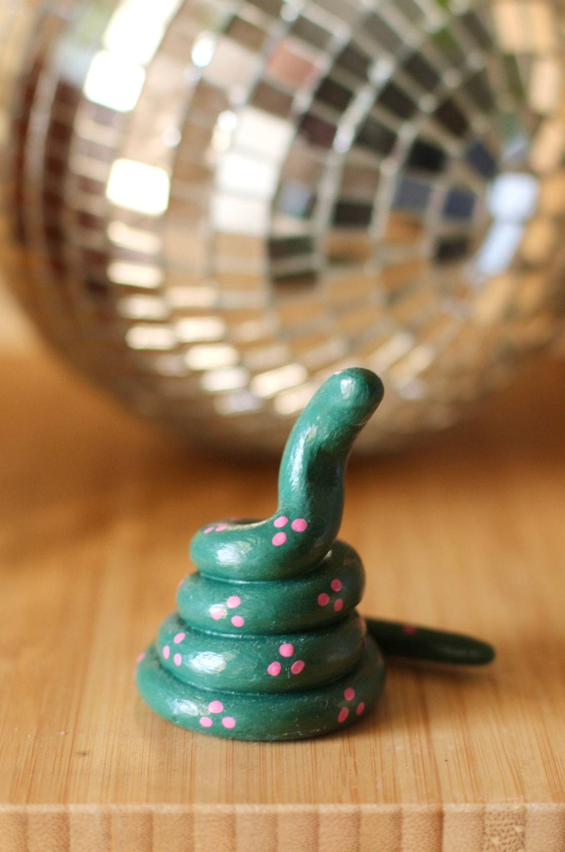 Snake Ring Holder- Teal