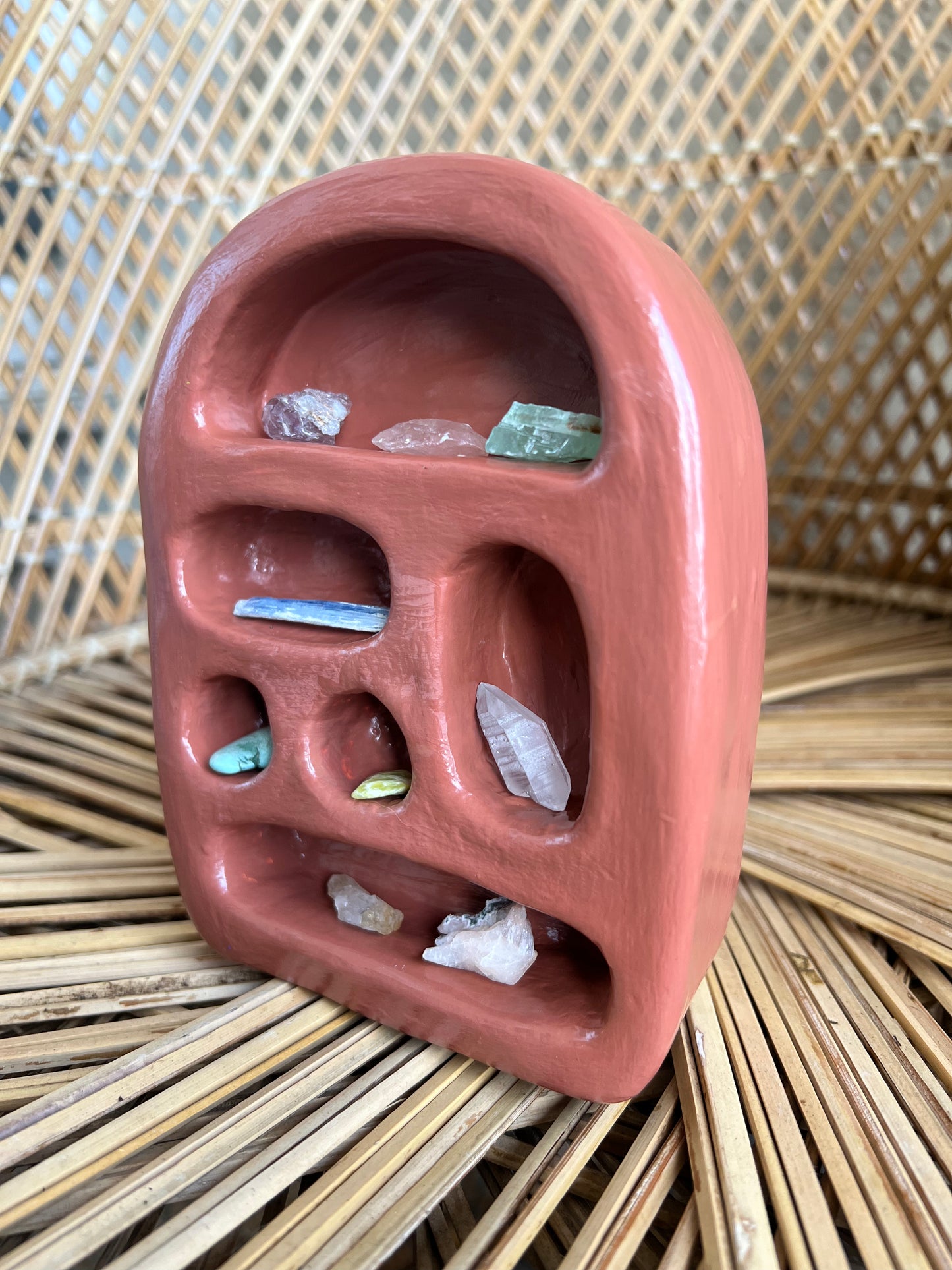 Terracotta Trinket Shelf ￼