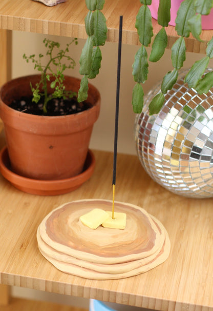 Pancake Incense Holder